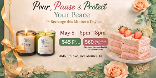 Candle Making Social Mather's Day Event