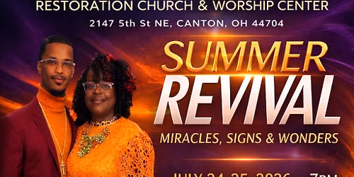A CALL BACK TO HOLINESS SUMMER REVIVAL 