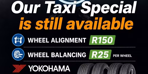 TAXI SPECIAL R150 WHEEL ALIGNMENT 078 070 8202