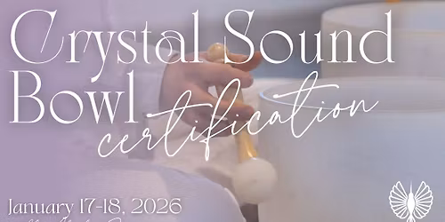 Crystal Sound Bowl Certification (Level 1)