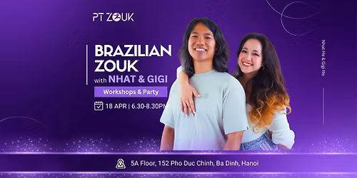 Brazilian Zouk Workshops with Nhat & Gigi