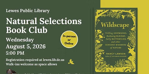 Natural Selections Book Group | Wildscape