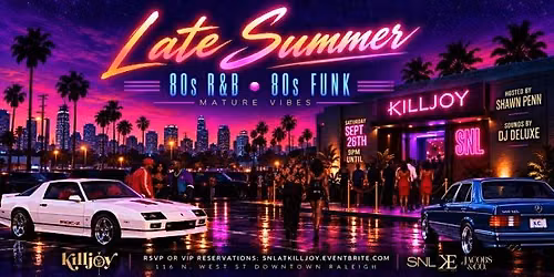 Saturday Night Live! | Late Summer Edition! | 30+ | Mature Crowd Only!