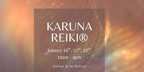 Karuna Reiki\u00ae Certification