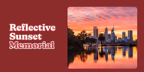 Reflective Sunset Memorial