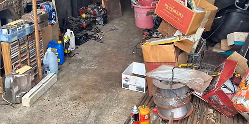 Racing shop garage sale