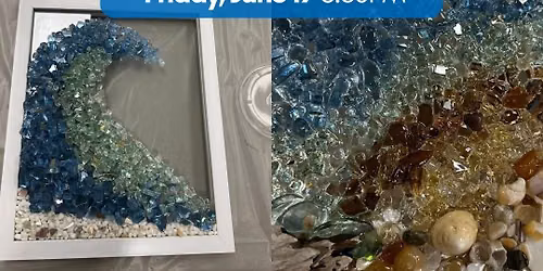 Crushed Glass Seascape Art