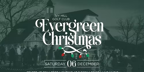 2025 Evergreen Christmas Tree Lighting