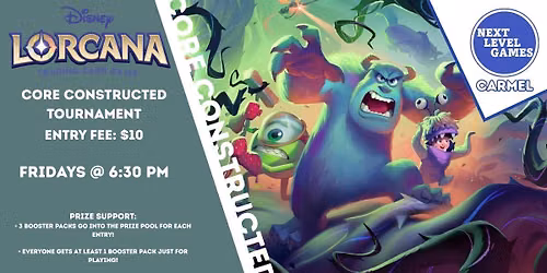 Disney Lorcana \u2013 Core Constructed Tournament