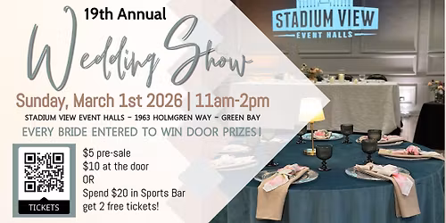 Stadium View's Wedding Show 2026