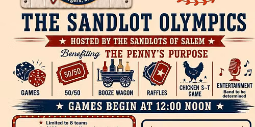 The Sandlot Olympics benefiting The Penny's Purpose 