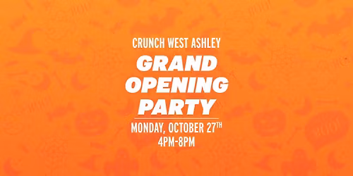 \ud83c\udf89 Crunch West Ashley Grand Opening Party! \ud83c\udf89