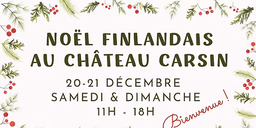 No\u00ebl Finlandais au Ch\u00e2teau Carsin
