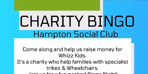 Charity bingo with Whizz Kidz