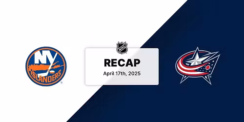 Columbus Blue Jackets vs. New York Islanders