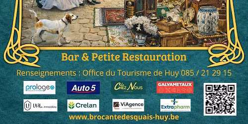 \u2600\ufe0f \ud83d\uddbc\u231a\ufe0f\ud83c\udffa\ud83e\ude9e3\/5 BROCANTE DES QUAIS HUY 3\/5\ud83d\uddbc\u231a\ufe0f\ud83c\udffa\ud83e\ude9e  \u2600\ufe0f DERNIERS EMPLACEMENTS !! +30% d'Emplacements