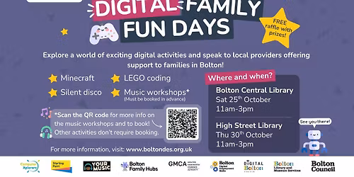 Digital Family Fun Day: Bolton Central Library
