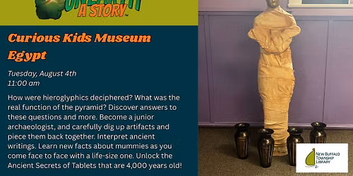 Summer Reading! Curious Kids Museum Egypt