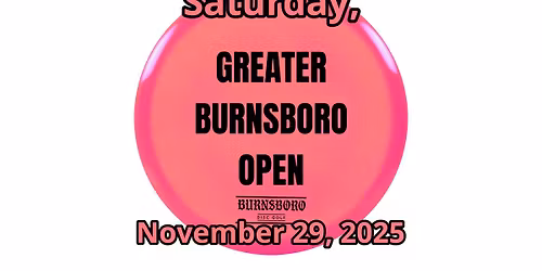 Greater Burnsboro Open 2025