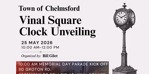Vinal Square Clock Unvieling