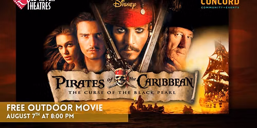 Free Outdoor Movie Night - Pirates of the Caribbean: The Curse of the Black Pearl