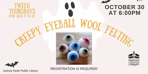 Creepy Eyeball Wool Felting
