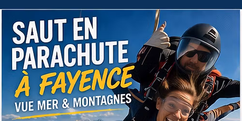 Saut en parachute \u00e0 Fayence en mai