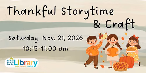 Thankful Storytime & Craft