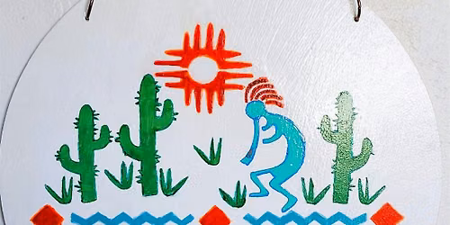 Del Sol Design LLC - Southwest Kokopelli Flute Player Welcome Sign