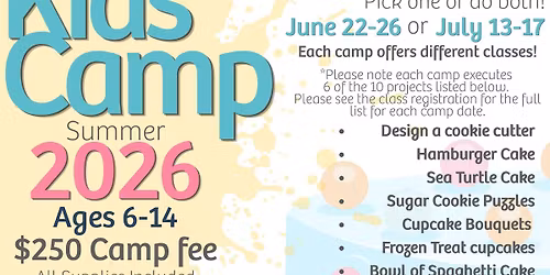 Kids Camp June and July 2026