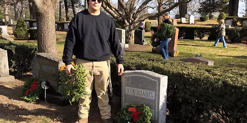 Wreaths for Veterans in memory of Bryan