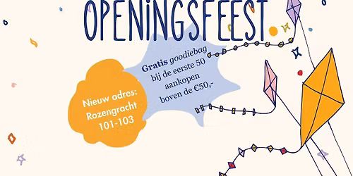 Opening van De Kinderboekwinkel op nieuwe locatie