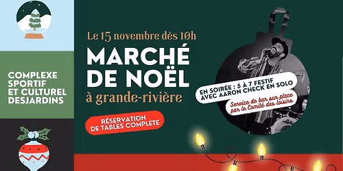 Marché de Noël à Grande-Rivière
