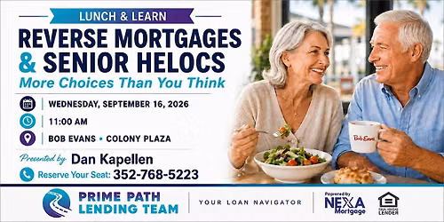 Reverse Mortgages & Senior HELOCs: More Choices for Ages 55+ & 62+