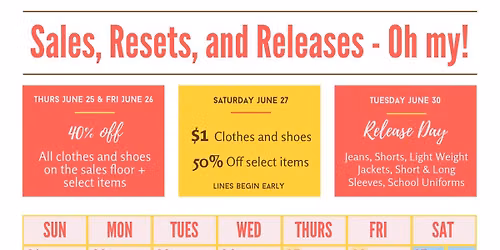 June Dollar Sale
