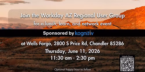 Arizona Workday RUG June Event