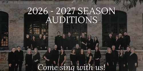 CVAE 2026-2027 Season Auditions (By Appointment Only)