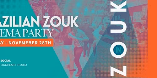 IPANEMA ZOUK SOCIAL & PRE-PARTY CLASS - November