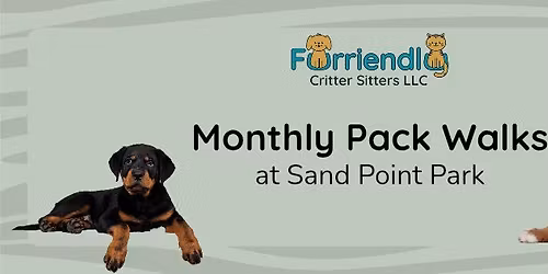 \ud83d\udc3e Monthly Pack Walk at Sand Point Park \u2013 Free Community Event! \ud83d\udc3e