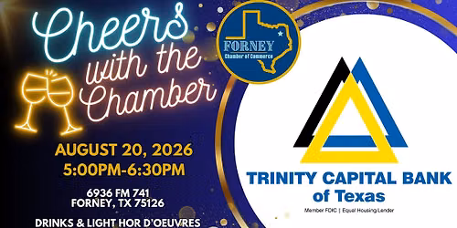 Cheers with the Chamber August 2026