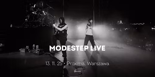 MODESTEP LIVE \u2022 Warszawa