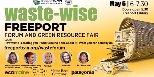 Waste Wise Freeport  Forum & Green Resource Fair 