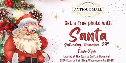 Meet Santa at the Stuarts Draft Antique Mall