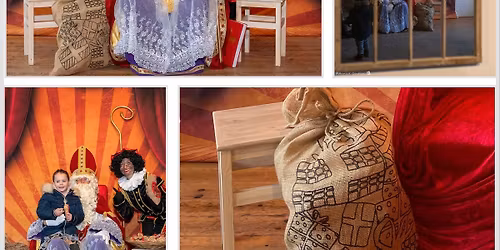 De Sint op bezoek in het park van Beervelde