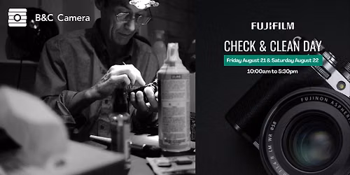 Fujifilm Check & Clean Days!