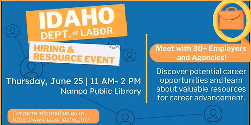 Idaho Dept. of Labor Hiring & Resource Event