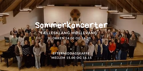 14.00 | Sommerkoncerter med F\u00e6llesklang M\u00f8llevang