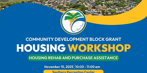  Community Development Block Grant Housing Workshop