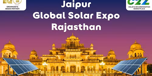 Jaipur - Global Solar Expo - Rajasthan Solar Awards - SuryaCon Conference