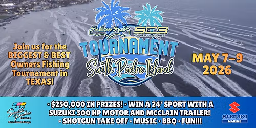 26th Annual Shallow Sport & SCB Owners Tournament
